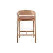 CBS10292-SD Natural Bar Stool - Brown Seat