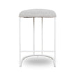 CBS10301-FH 65cm White Bar Stool - Clay Grey (Set of 2)