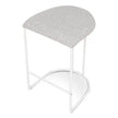 CBS10301-FH 65cm White Bar Stool - Clay Grey (Set of 2)