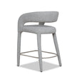 CBS10334-CI 65cm Bar Stool - Chrome Grey