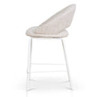 CBS10344-FH White Bar Stool - Pale Beige (Set of 2)