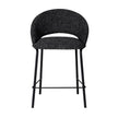 CBS10345-FH Black Bar Stool - Field Charcoal (Set of 2)