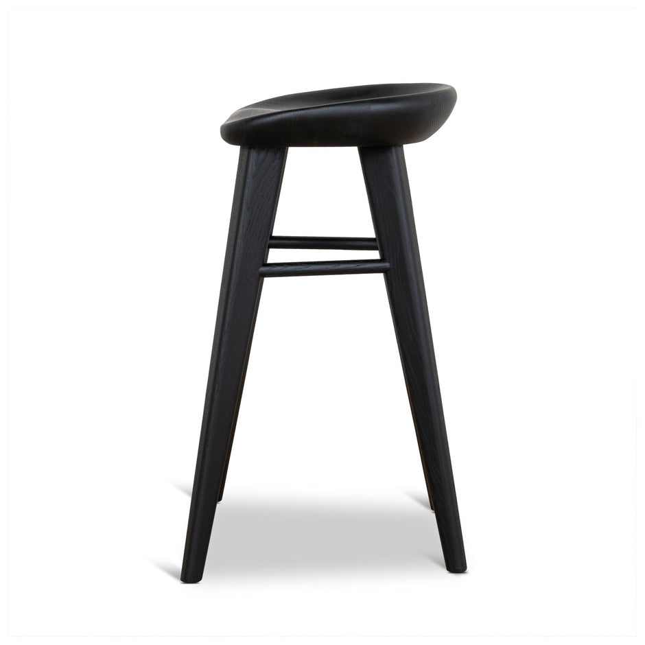 CBS10357-OW 67.5cm Bar Stool - Full Black