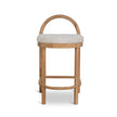 CBS10422-LJ 66cm Natural Bar Stool - Pale Beige