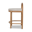 CBS10422-LJ 66cm Natural Bar Stool - Pale Beige