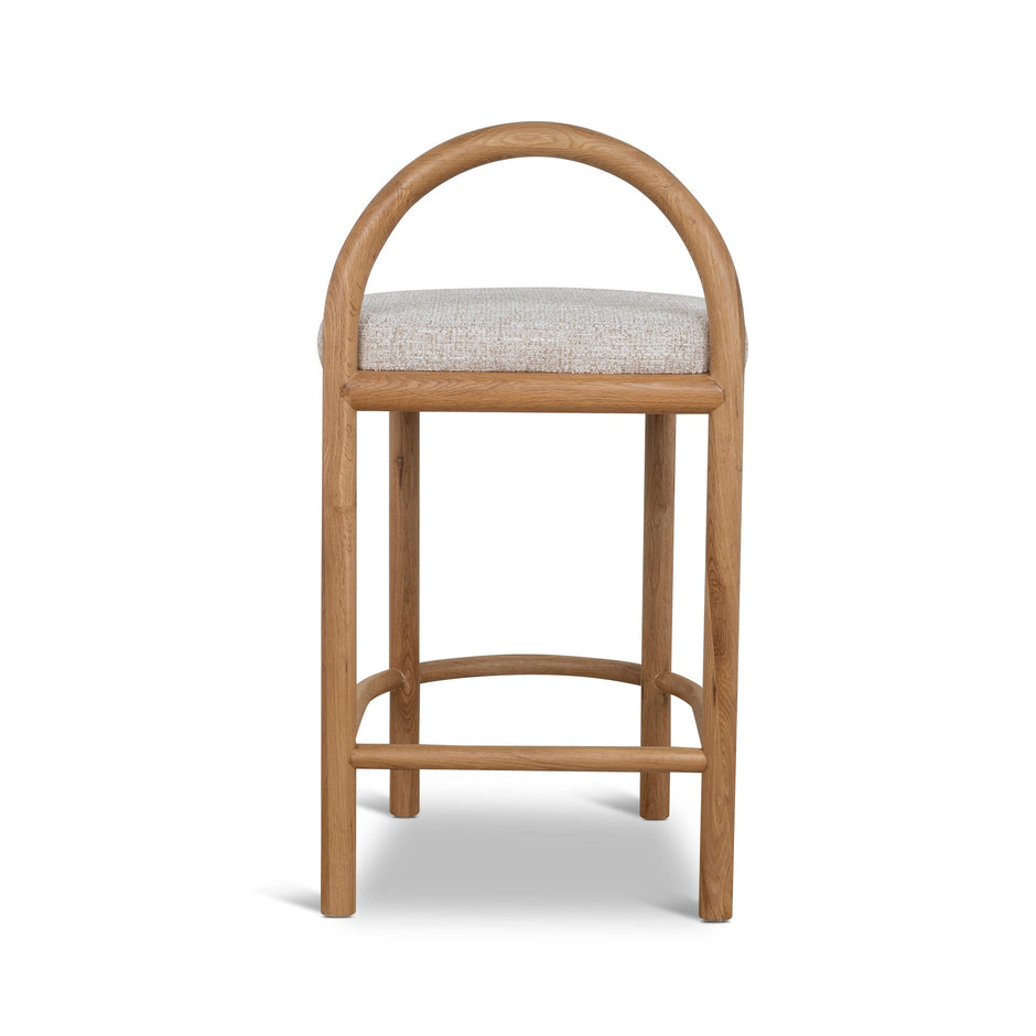 CBS10422-LJ 66cm Natural Bar Stool - Pale Beige