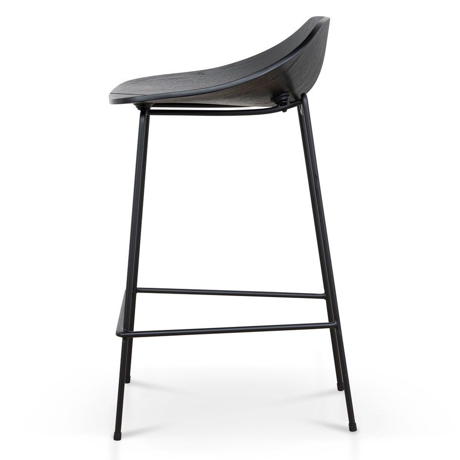 CBS10533-SU 65cm Bar Stool - Full Black