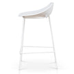 CBS10535-SU 65cm Bar Stool - Full White