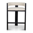 CBS10558-LJ Black ELM Barstool - Dawn Beige