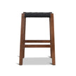 CBS12258-OW 65cm Rattan Bar Stool - Walnut