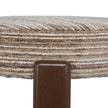 CBS12443-CI Walnut Barstool - Coconut Stripe