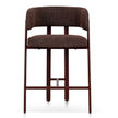 CBS12458-CI Red Barstool - Moss Brown (Set of 2)