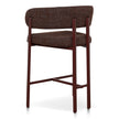 CBS12458-CI Red Barstool - Moss Brown (Set of 2)