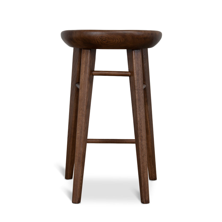 CBS12674-OW 67.5cm Bar Stool - Walnut Stain