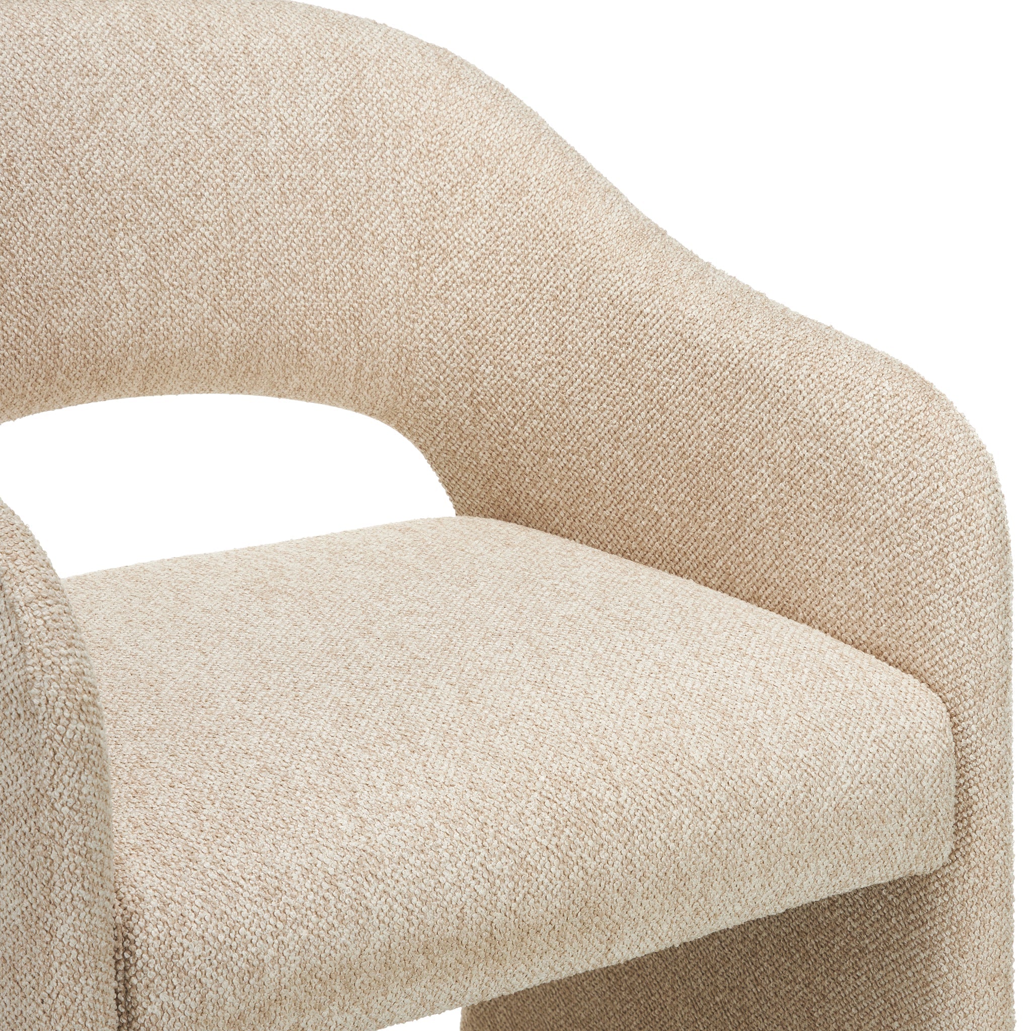 CBS12681-MR 65cm Fabric Bar Stool - Cobble Beige (Set of 2)