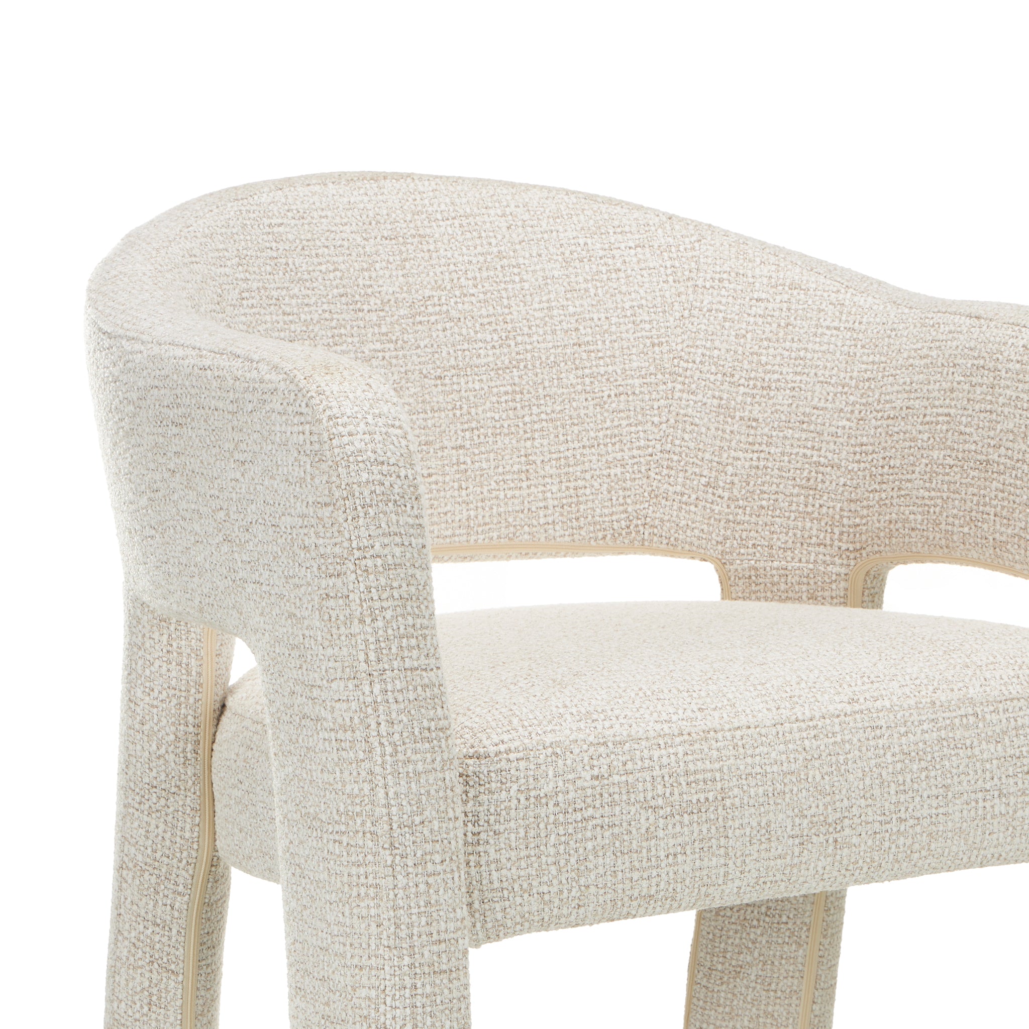 CBS12687-MR 66cm Fabric Bar Stool - Verona Ivory (Set of 2)