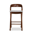 CBS12741-NX 65cm Walnut Bar Stool - Naxos Beige