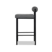 CBS8169-FH 65cm Fabric Bar Stool - Spec Smoke Grey (Set of 2)