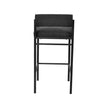 CBS8170-FH 65cm Bar Stool - Black Boucle (Set of 2)