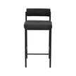 CBS8170-FH 65cm Bar Stool - Black Boucle (Set of 2)