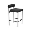 CBS8170-FH 65cm Bar Stool - Black Boucle (Set of 2)