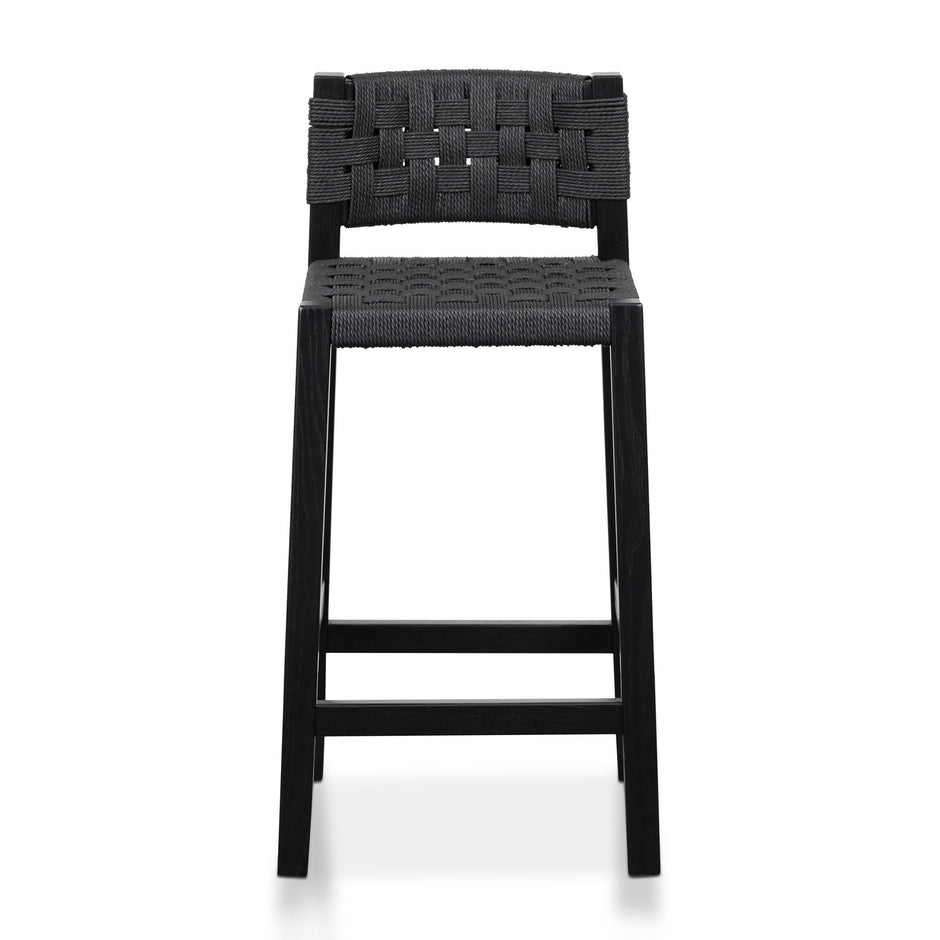 CBS8213-OW Rattan Bar Stool - Black