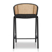CBS8376-SD Fabric Bar Stool - Black Legs (Set of 2)