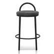 CBS8457-FH 65cm Fabric Bar Stool - Charcoal Grey (Set of 2)