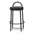 CBS8458-FH 65cm Bar Stool - Black Boucle (Set of 2)