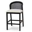 CBS10565-LJ Black Elm Barstool - Dawn Beige