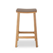 CBS8867-OW 67cm Natural Bar Stool - Mocha Brown