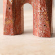 CAC10732-FC Arch Short Marble Sclupture - Red