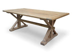 CDT501  Dining Table 1.98m - Rustic Natural