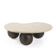 CCF10210-RB 1.04m Marble Coffee Table - Walnut