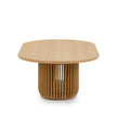 CCF10676-CU 1.3m Oval Coffee Table - Natural