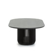 CCF10677-CU 1.3m Oval Coffee Table - Black Stain