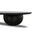 CCF10899-NI 1.3m Elm Coffee Table - Full Black