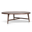 CCF10939-CN 1.1m Wooden Round Coffee Table - Walnut