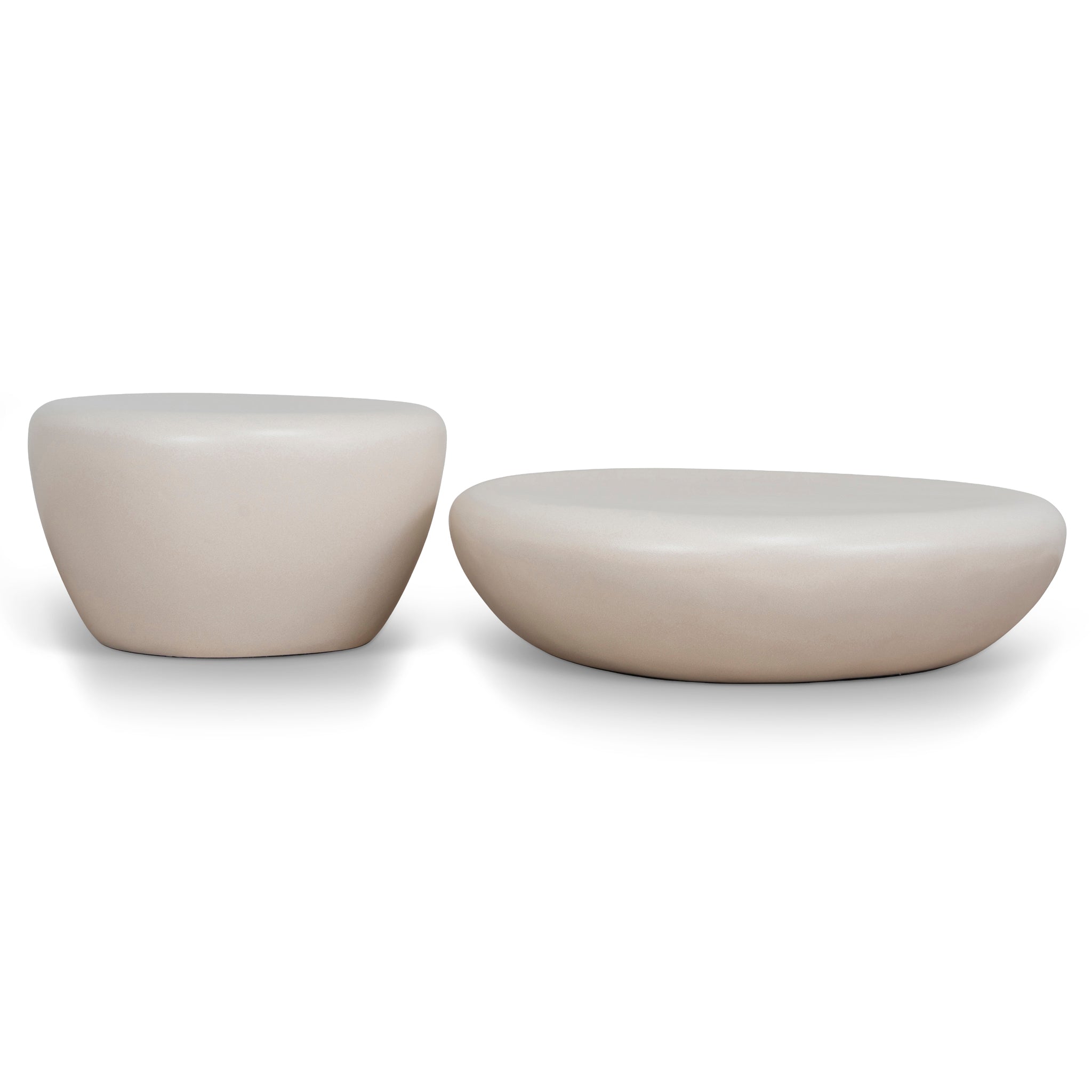 CCF12102-NY Nested Coffee Table - Ivory Beige