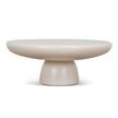 CCF12104-NY 80cm Round Coffee Table - Ivory Beige