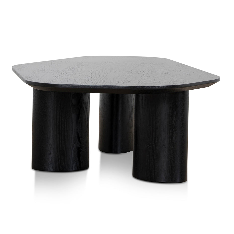 CCF12126-CI 1.09m Freeform Coffee Table - Full Black