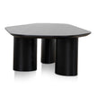 CCF12126-CI 1.09m Freeform Coffee Table - Full Black