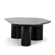 CCF12126-CI 1.09m Freeform Coffee Table - Full Black