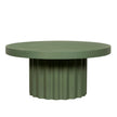 CCF12296-CO 90cm Concrete Coffee Table - Green