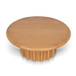 CCF12353-NI 90cm Round Coffee Table - Natural