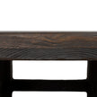 CCF12526-NA 100cm Elm Round Coffee Table - Dark Brown