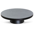 CCF6604-CN 1.1m Round Coffee Table - Black Oak