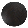 CCF6732-VN Round Coffee Table - Peppercorn and Brass