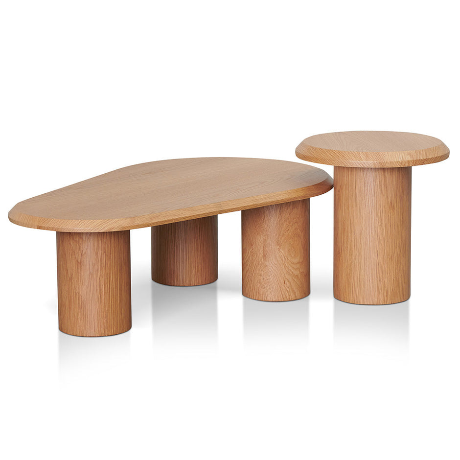 CCF8238-CN-ST8239-CN Nested Table - Natural Oak