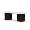 CCF8582-DW 1.3m Marble Coffee Table - Black